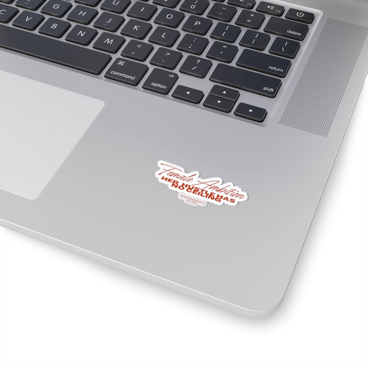 Female Ambition sticker | Kiss-cut motivational laptop sticker