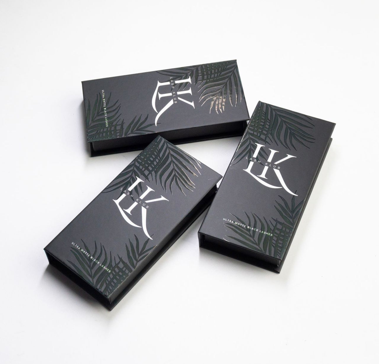 Upgraded Luxury Super Black Matte Lash Trays