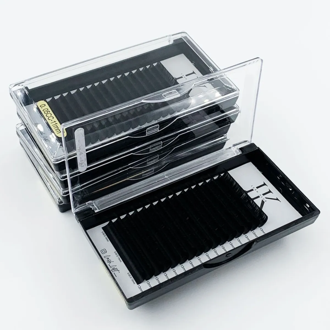 Luxury Super Black Matte Lash Tray