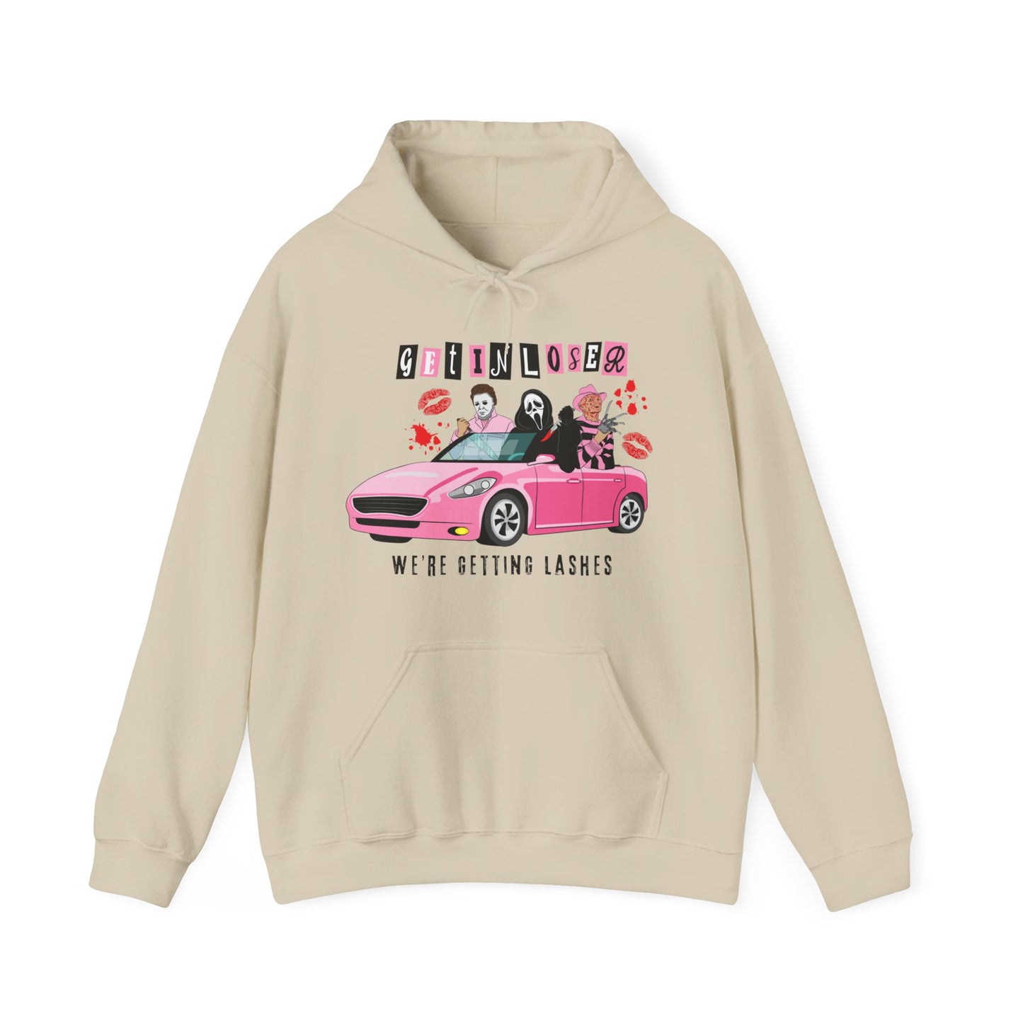 GET IN LOSER, WE’RE GETTING LASHES ™ Hooded Sweatshirt