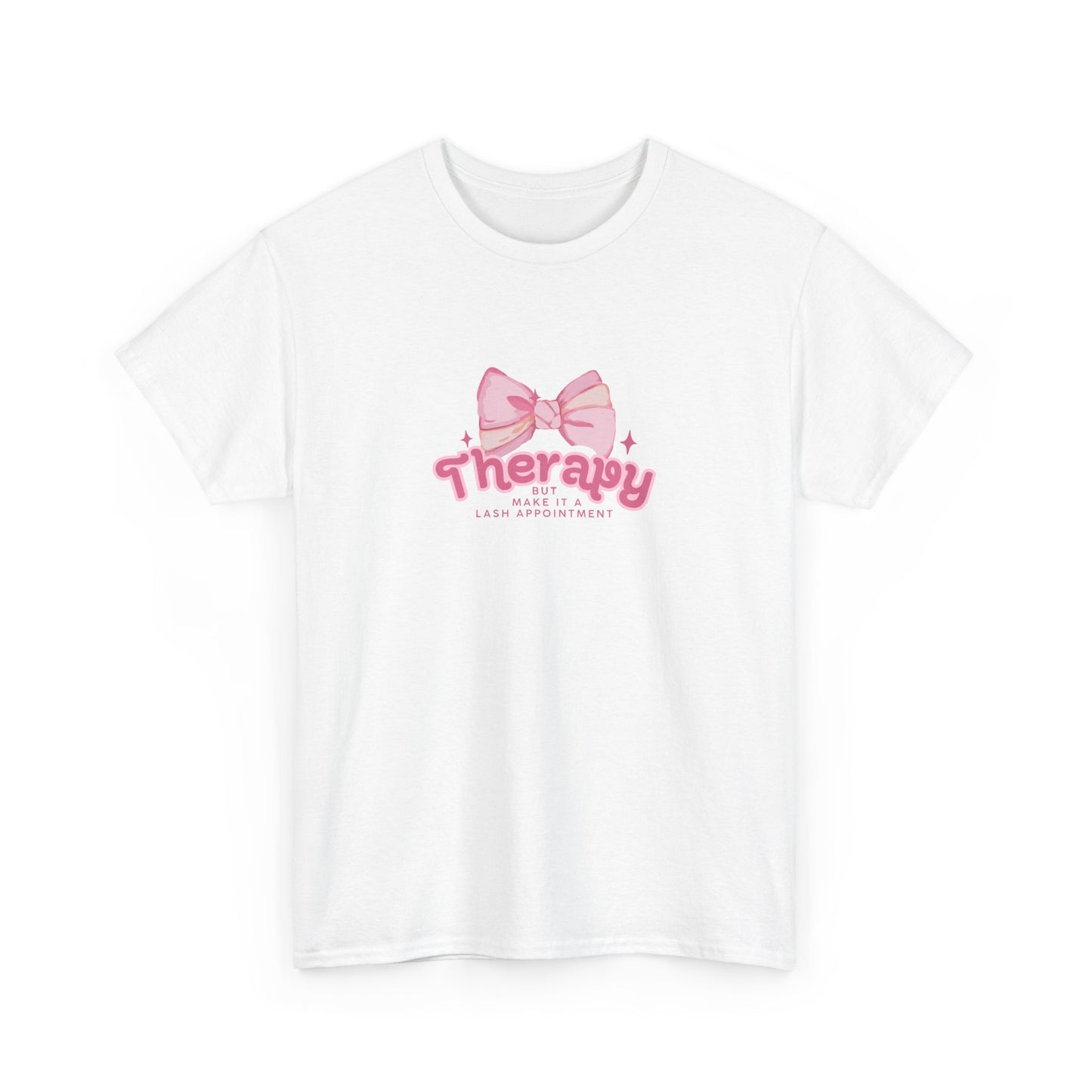 Therapy Bow T-Shirt — Pink Bow Graphic Tee