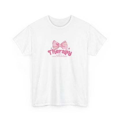 Therapy Bow T-Shirt — Pink Bow Graphic Tee
