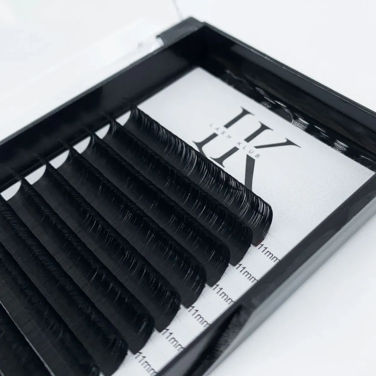 Luxury Super Black Matte Lash Tray